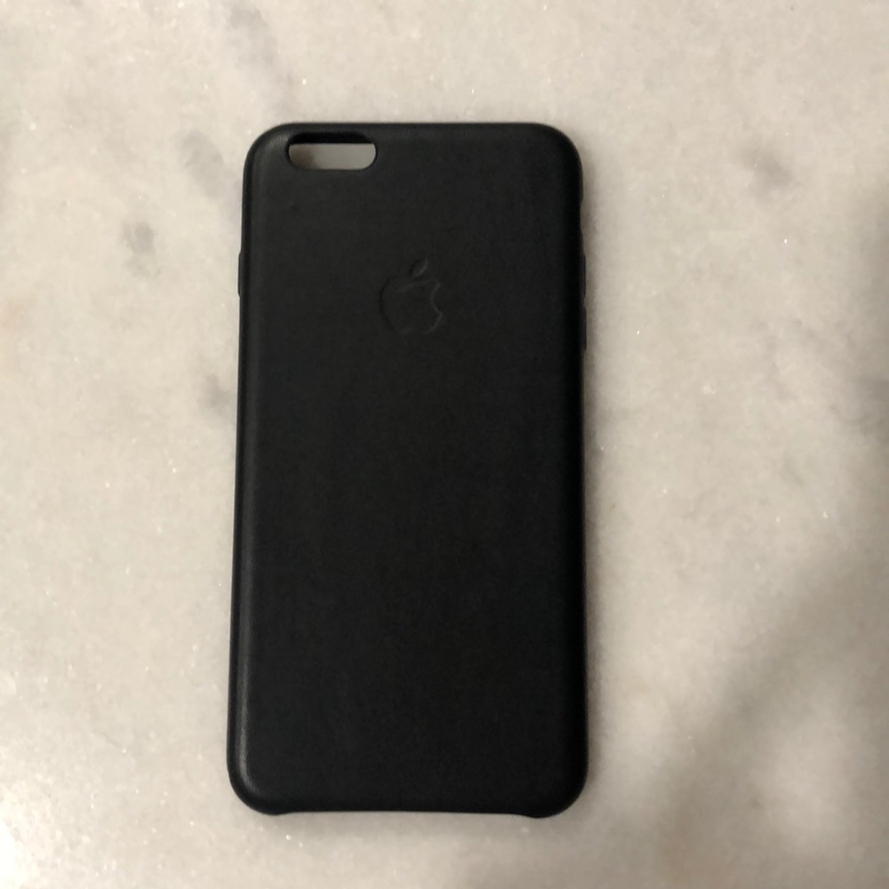 Black iphone 6 plus apple case
